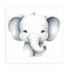 Elephant -  Nursery Canvas Wall Art