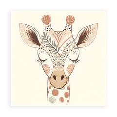 Dreamy Giraffe Slumber