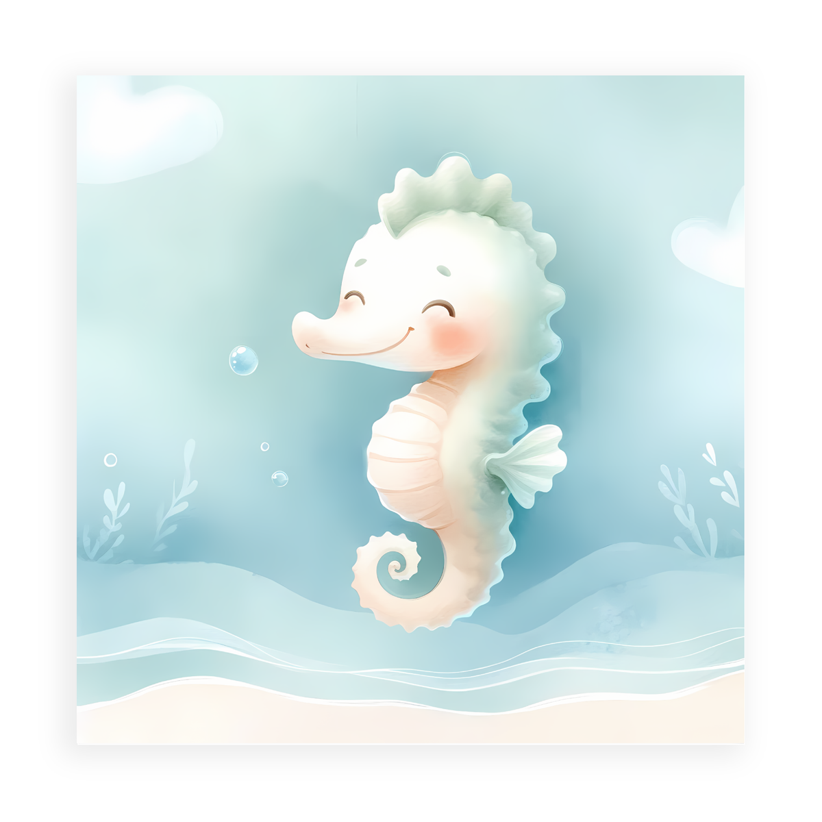 Seahorse's Seashell Spin