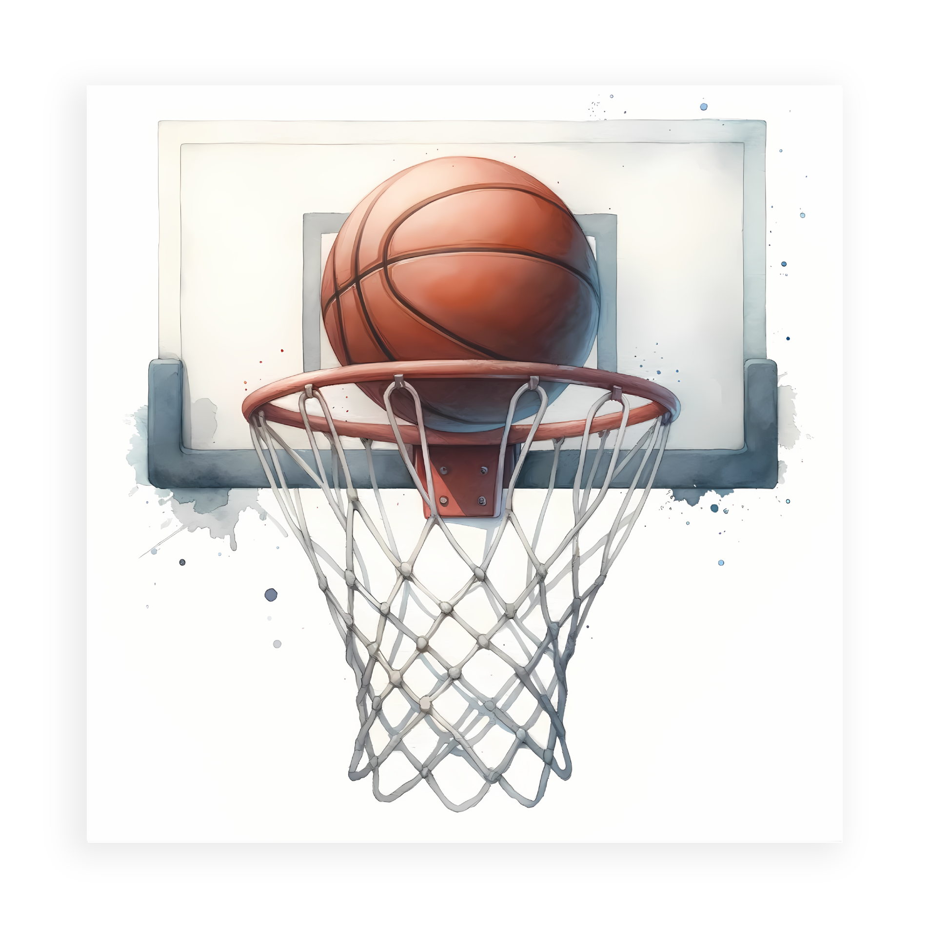 Basketball Artwork for kids room