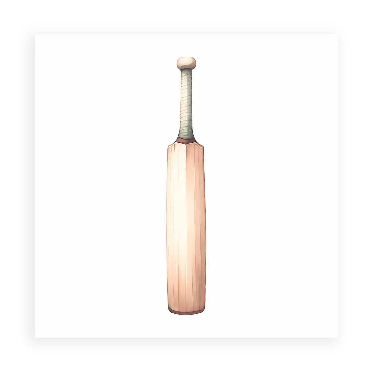 Cricket Bat Artwork for Kids